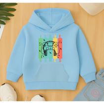Moletom Infantil Masculino Estampa I Love Games Fofo Divertido Conforto Quente Flanelado Escola Frio