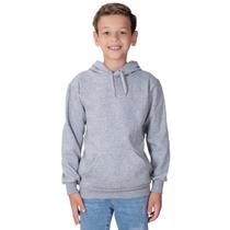 Moletom Infantil Masculino Estilo Canguru Flanelado para Menino e Crianças Agasalho Básico Liso Confortável de Frio Inverno Abrigo