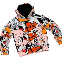 Moletom Infantil Masculino Feminino Capuz e Bolso Personagem