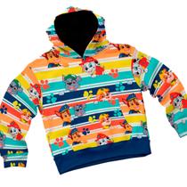 Moletom Infantil Masculino Feminino Capuz e Bolso Personagem