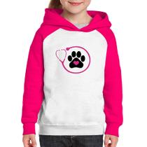 Moletom Infantil Medicina Veterinária Patinha - Foca na Moda