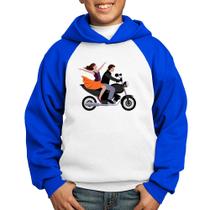 Moletom Infantil Moto Casal - Foca na Moda