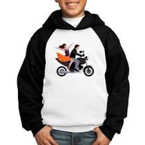 Moletom Infantil Moto Casal - Foca na Moda