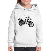 Moletom Infantil Moto F 800 GS Traços - Foca na Moda