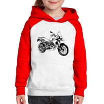 Moletom Infantil Moto F 800 GS Traços - Foca na Moda