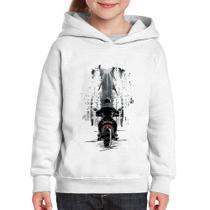 Moletom Infantil Motociclista na floresta - Foca na Moda