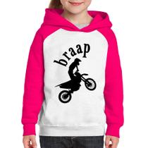 Moletom Infantil Motocross Braap - Foca na Moda