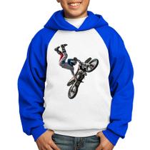 Moletom Infantil Motocross Freestyle Trick - Foca na Moda