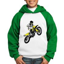 Moletom Infantil Motocross Jump - Foca na Moda