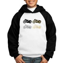 Moletom Infantil Motorcycle Vector - Foca na Moda