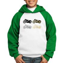 Moletom Infantil Motorcycle Vector - Foca na Moda