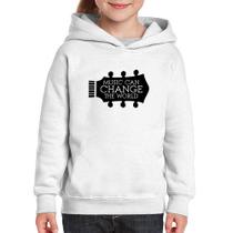 Moletom Infantil Music Can Change The World - Foca na Moda