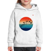 Moletom Infantil Música Vintage Sunset - Foca na Moda