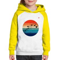 Moletom Infantil Música Vintage Sunset - Foca na Moda