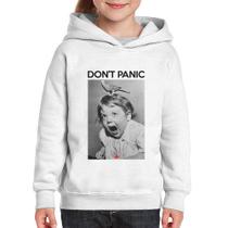 Moletom Infantil Não entre em pânico - Foca na Moda