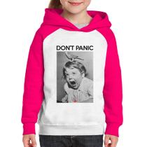 Moletom Infantil Não entre em pânico - Foca na Moda