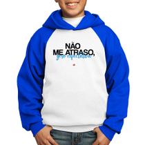 Moletom Infantil Não me atraso, gero expectativa - Foca na Moda
