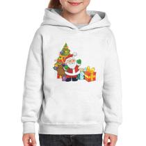 Moletom Infantil Natal Papai Noel - Foca na Moda