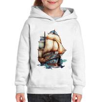 Moletom Infantil Navio Vintage - Foca na Moda