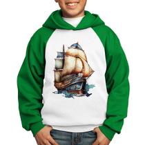 Moletom Infantil Navio Vintage - Foca na Moda