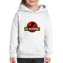 Moletom Infantil No internet - Foca na Moda
