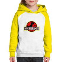 Moletom Infantil No internet - Foca na Moda