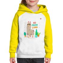 Moletom Infantil No prob llama - Foca na Moda