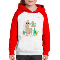 Moletom Infantil No prob llama - Foca na Moda