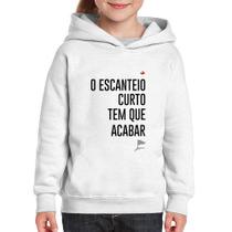 Moletom Infantil O escanteio curto tem que acabar - Foca na Moda