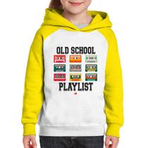 Moletom Infantil Old School Playlist - Foca na Moda