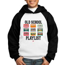 Moletom Infantil Old School Playlist - Foca na Moda