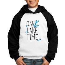 Moletom Infantil On Lake Time - Foca na Moda