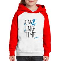 Moletom Infantil On Lake Time - Foca na Moda