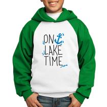Moletom Infantil On Lake Time - Foca na Moda