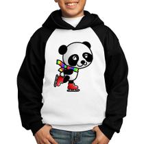 Moletom Infantil Panda de Patins - Foca na Moda