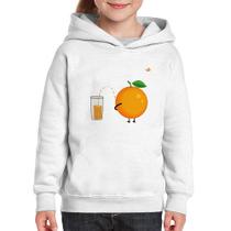 Moletom Infantil Peeing Orange - Foca na Moda