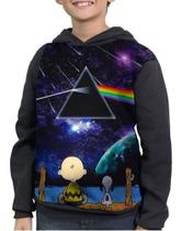 Moletom Infantil Pink Floyd Snoopy Charlie Brown Triângulo