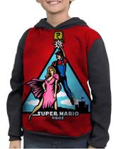 Moletom Infantil Princesa Peach Super Mario Bros