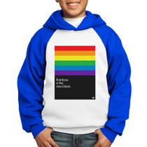 Moletom Infantil Rainbow is the new black - Foca na Moda
