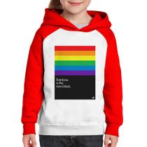 Moletom Infantil Rainbow is the new black - Foca na Moda