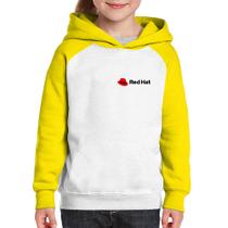 Moletom Infantil Red Hat Linux - Foca na Moda