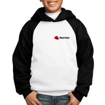 Moletom Infantil Red Hat Linux - Foca na Moda