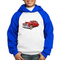 Moletom Infantil Retro Classic Red Car - Foca na Moda
