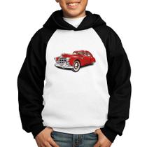 Moletom Infantil Retro Classic Red Car - Foca na Moda
