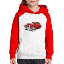 Moletom Infantil Retro Classic Red Car - Foca na Moda