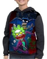Moletom Infantil Rick And Morty Herói E Vilão
