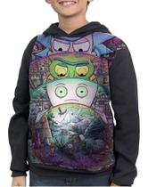Moletom Infantil Rick And Morty Mini Verso Micro Verso