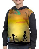 Moletom Infantil Rick And Morty Série Desenho Full Print