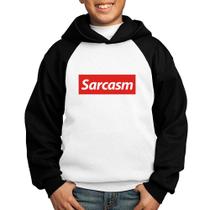 Moletom Infantil Sarcasm - Foca na Moda