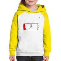 Moletom Infantil Se eu tô cansada - Foca na Moda